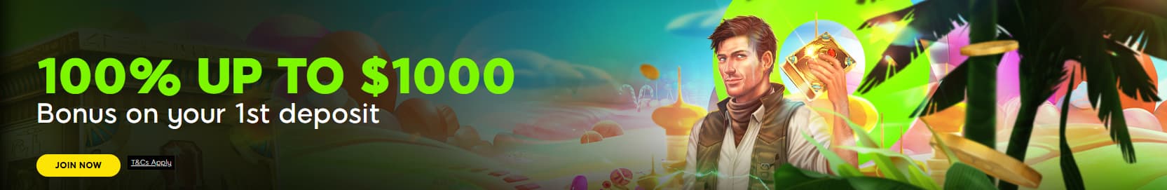 100% First deposit Bonus at 888 CASINO