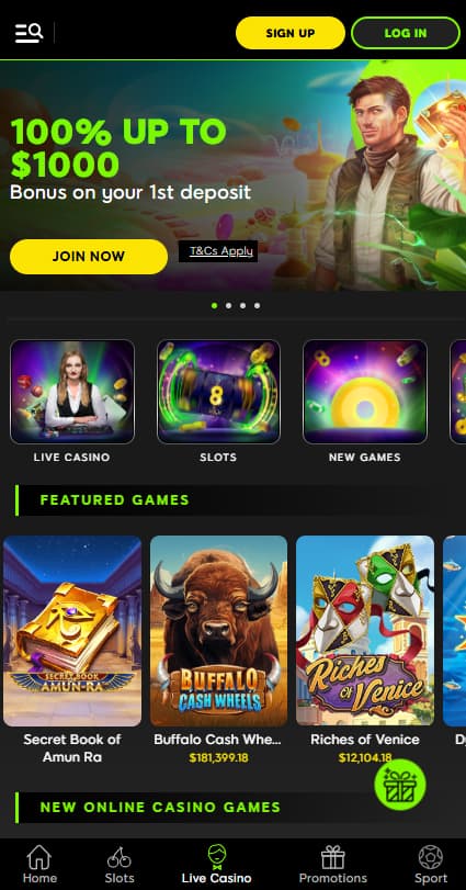 App UI and Mobile UI at 888 CASINO