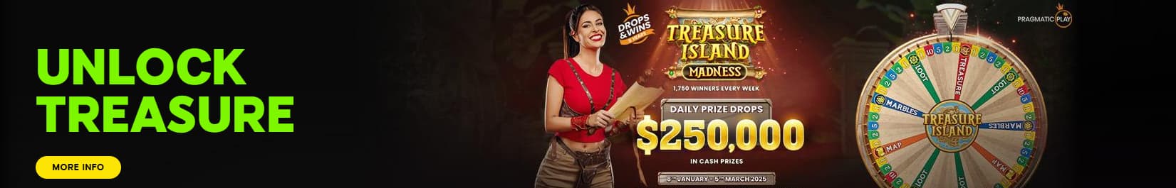 Daily winnings of $250,000 at a casino in New Zealand at 888 CASINO